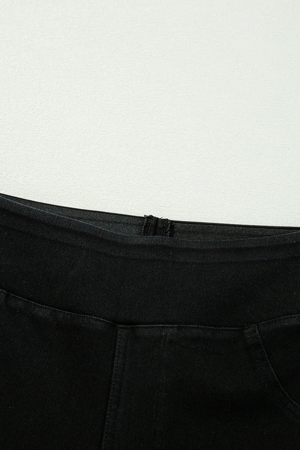 Black Solid Colour High Waist Stretchy Slim Fit Jeggings eAura