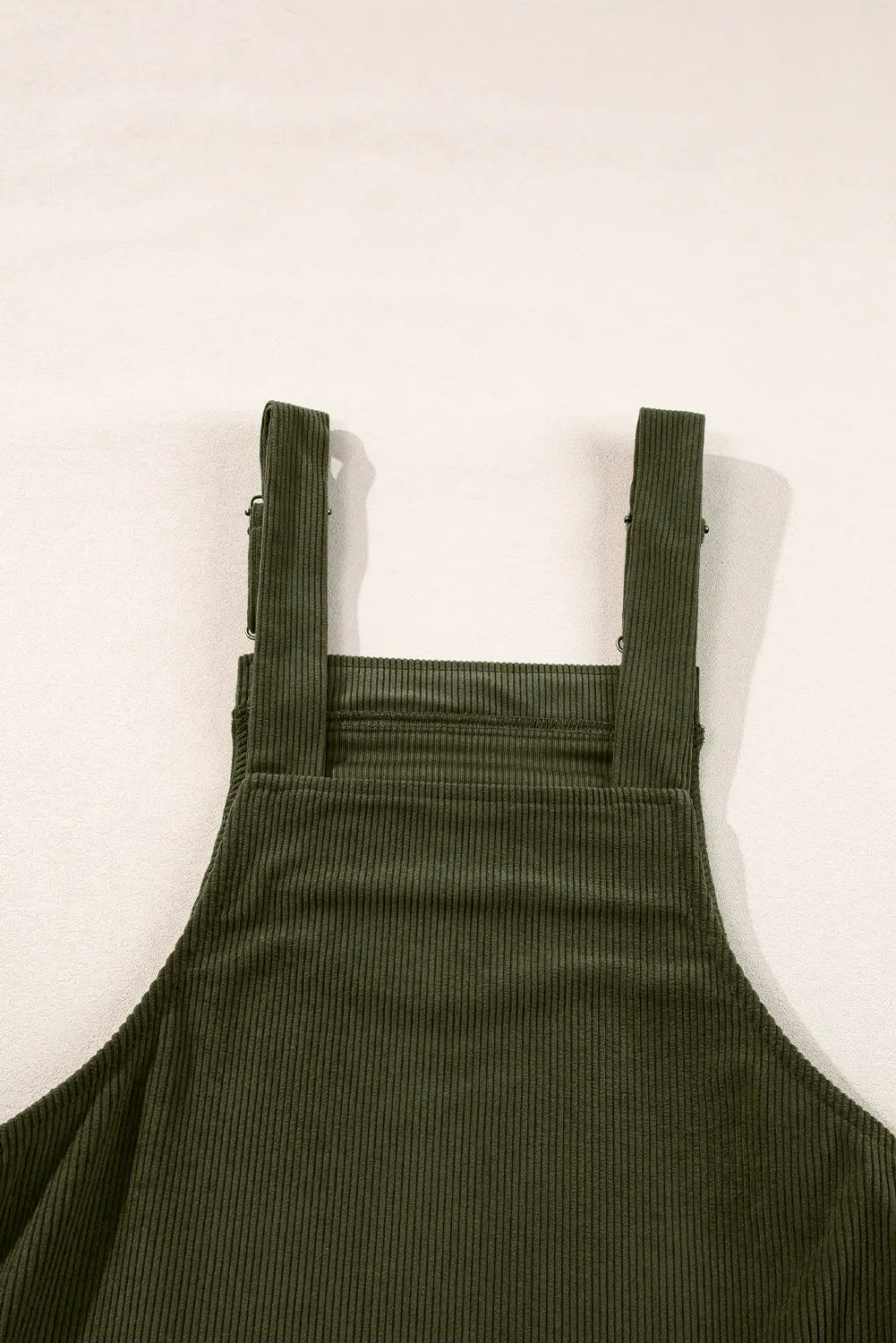 Black Solid Front Pockets Sleeveless Corduroy Overall Dress Beagle Boutique Fashion Outlet