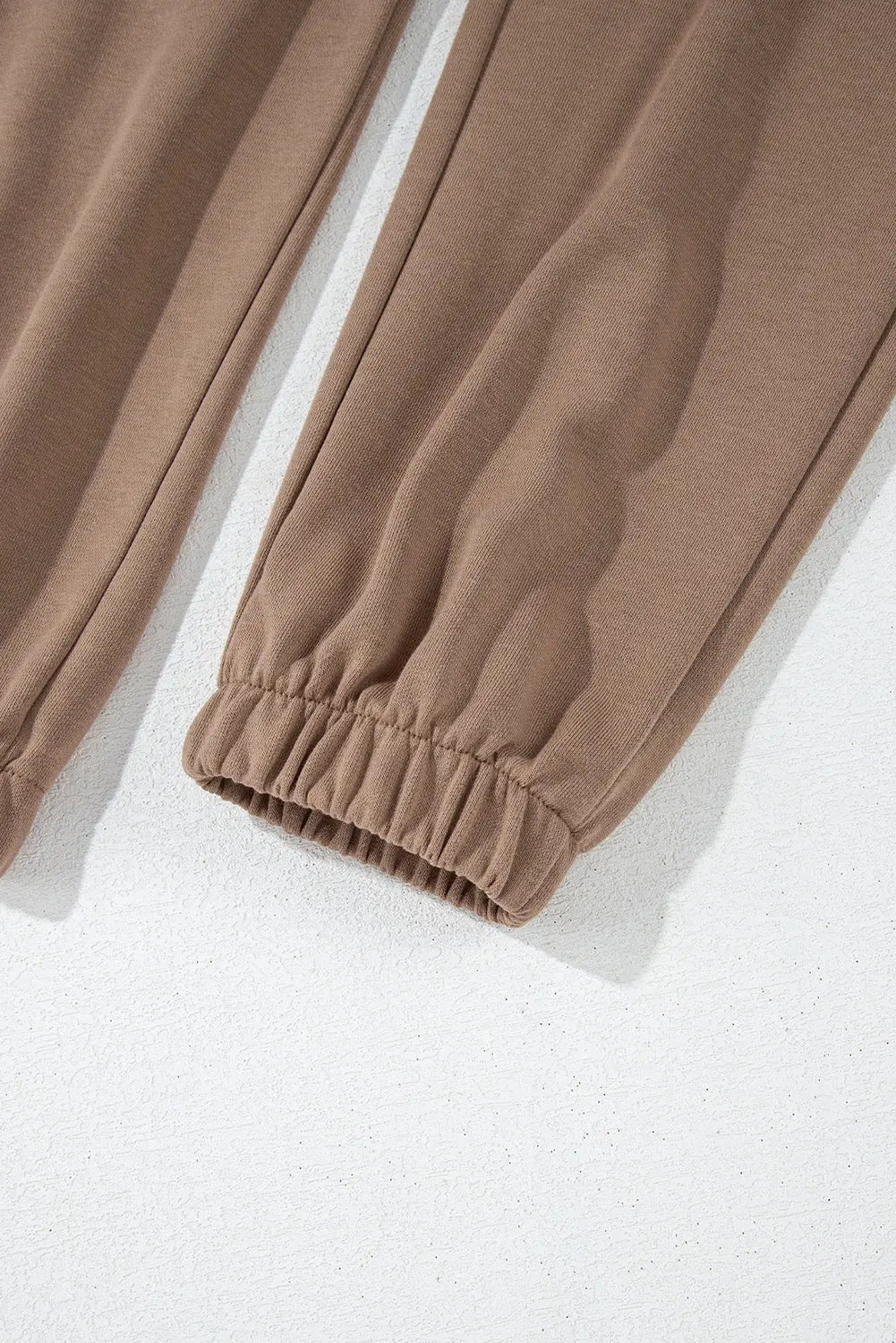 Black Stripe Drop Shoulder Pullover and Jogger Trousers Set - Two Piece Sets/Pant Sets