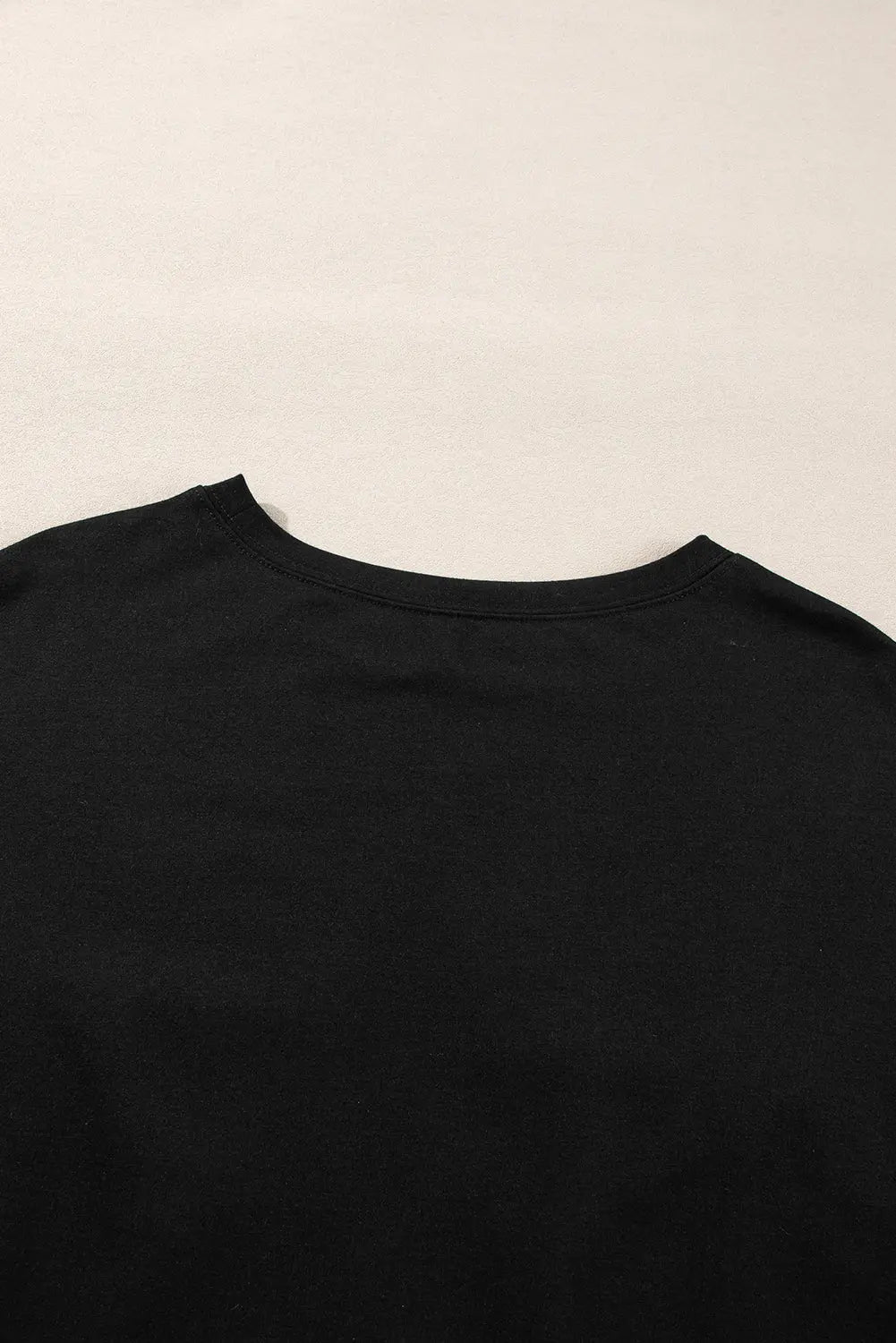 Black Studded Star Graphic Oversized Long Sleeve Top Beagle Boutique Fashion Outlet