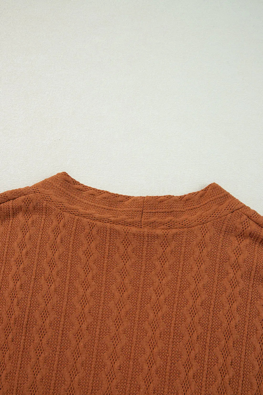 Black Textured Knit Side Pockets Open Front Cardigan Beagle Boutique Fashion Outlet