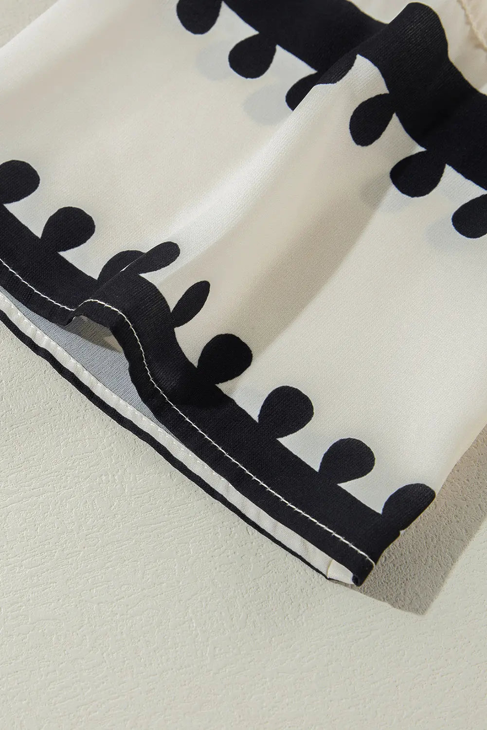 Black Western Geometric Print 3/4 Sleeve Loose Midi Dress Beagle Boutique Fashion Outlet