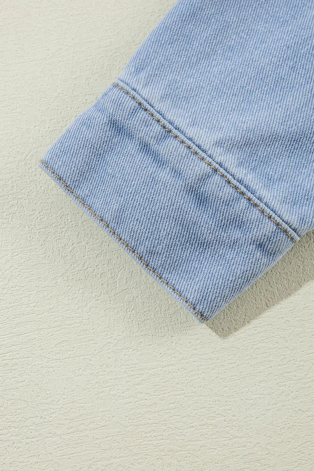 Blue Aztec Printed Denim Jacket - eAura