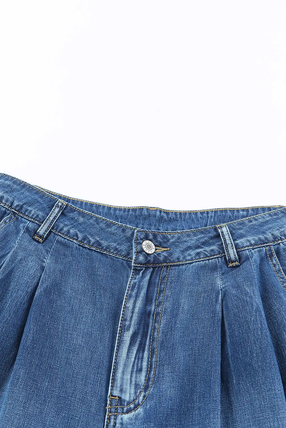 Blue Slouchy Wide Leg Jeans eAura