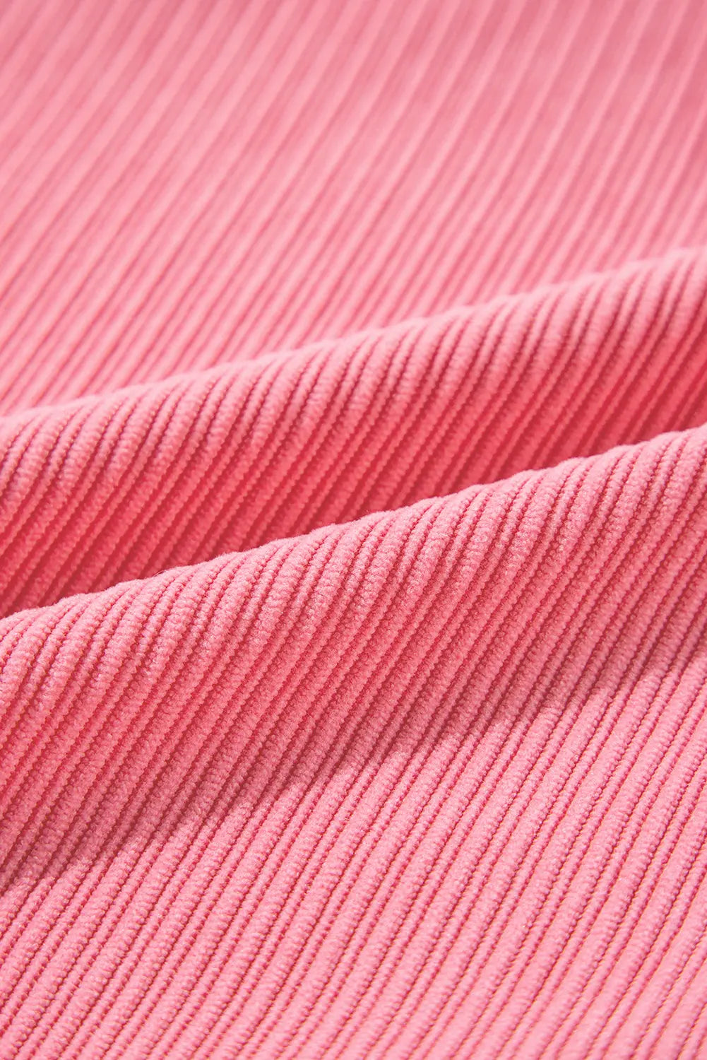 Bonbon Corduroy Flap Detail Button Up Split Shacket - eAura