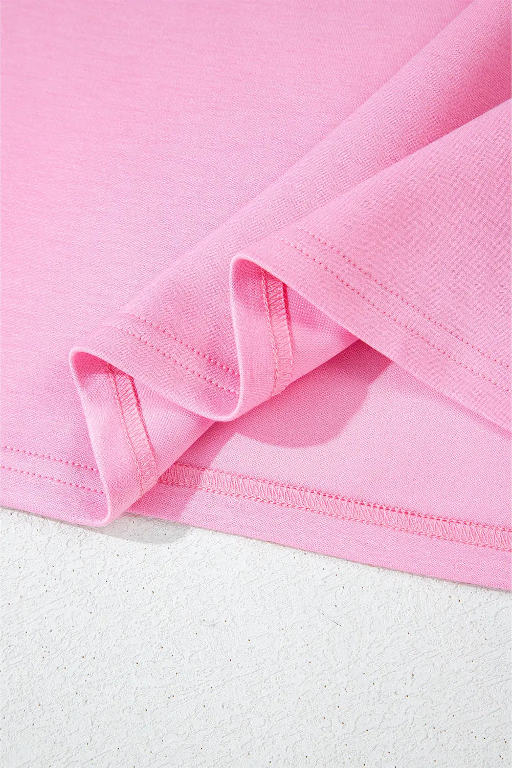 Bonbon Solid Colour Drawstring Long Sleeve Top and Trousers Set - eAura