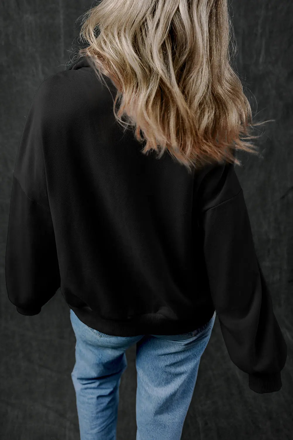 Bonbon Zip-up Stand Neck Kangaroo Pocket Sweatshirt Beagle Boutique Fashion Outlet