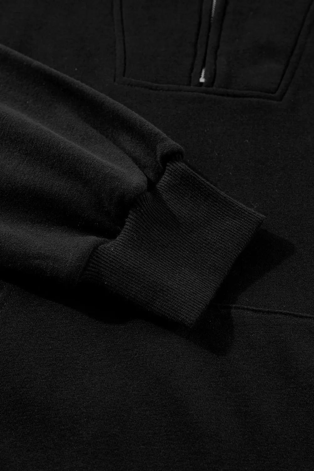 Bonbon Zip-up Stand Neck Kangaroo Pocket Sweatshirt Beagle Boutique Fashion Outlet