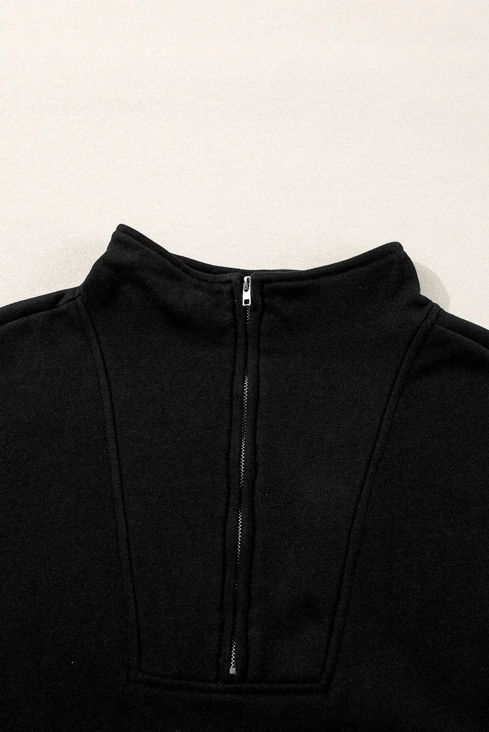 Bonbon Zip-up Stand Neck Kangaroo Pocket Sweatshirt Beagle Boutique Fashion Outlet