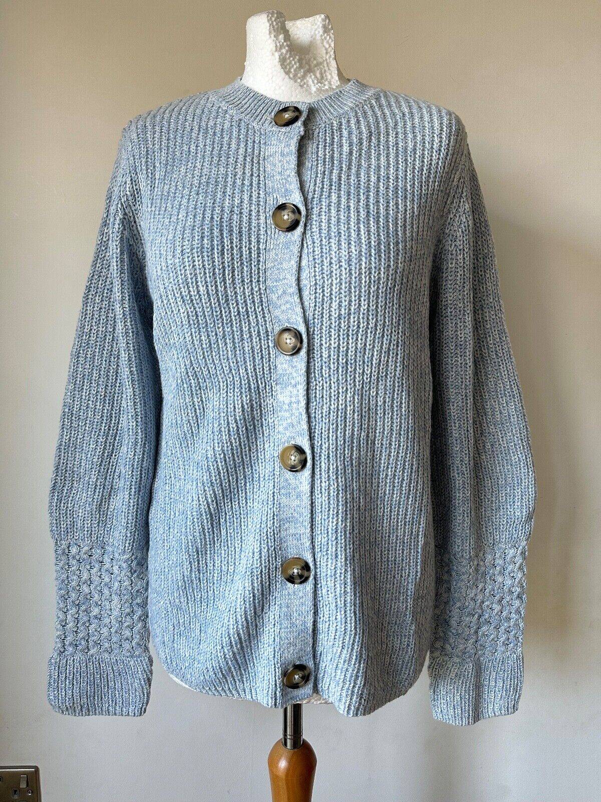 Bonmarche Knit Jumper Cardigan 10-22 Long Sleeve Light Brown Pink Turquoise - BB Fashion Outlet