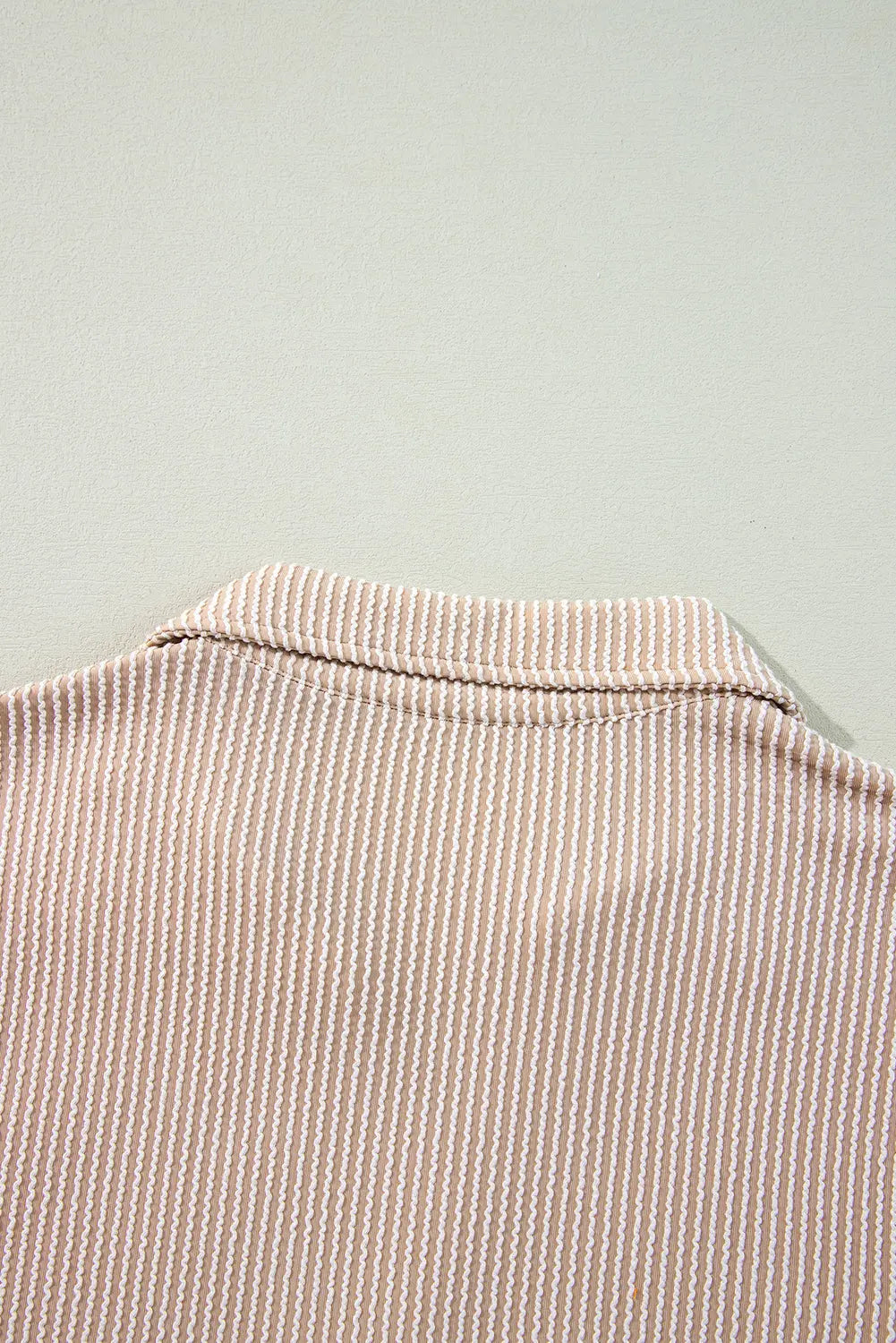 Bright Pink Corduroy Turn-down V Neck Bubble Sleeve Babydoll Blouse Beagle Boutique Fashion Outlet