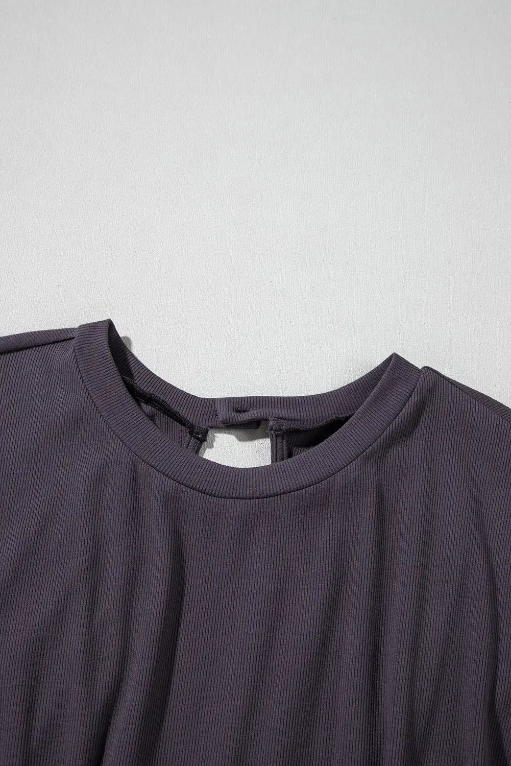 Bristol Black Backless Drawstring Waist Knit Romper - eAura