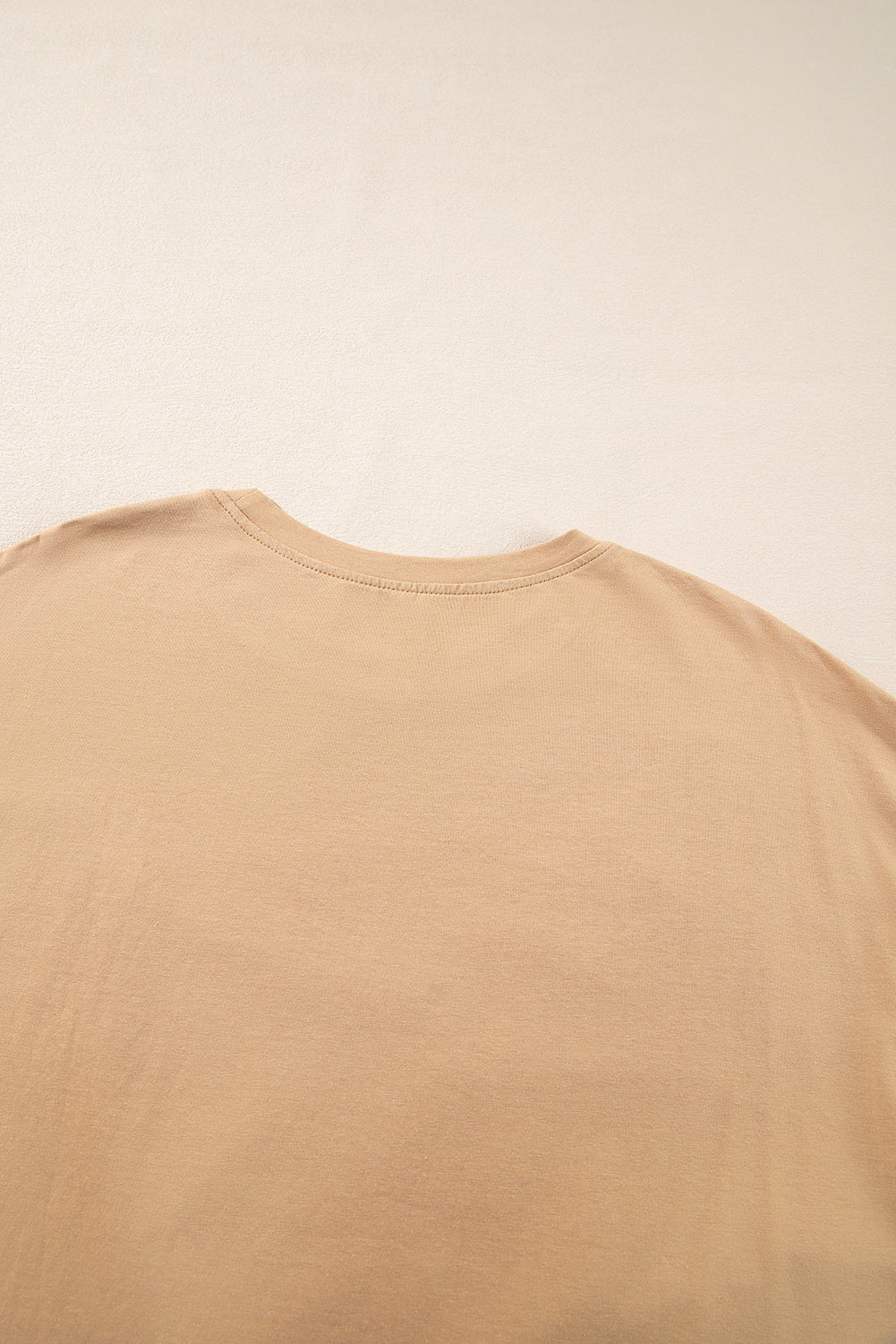 Camel Floral Star Patchwork 3/4 Long Sleeve Top - Tops/Long Tops