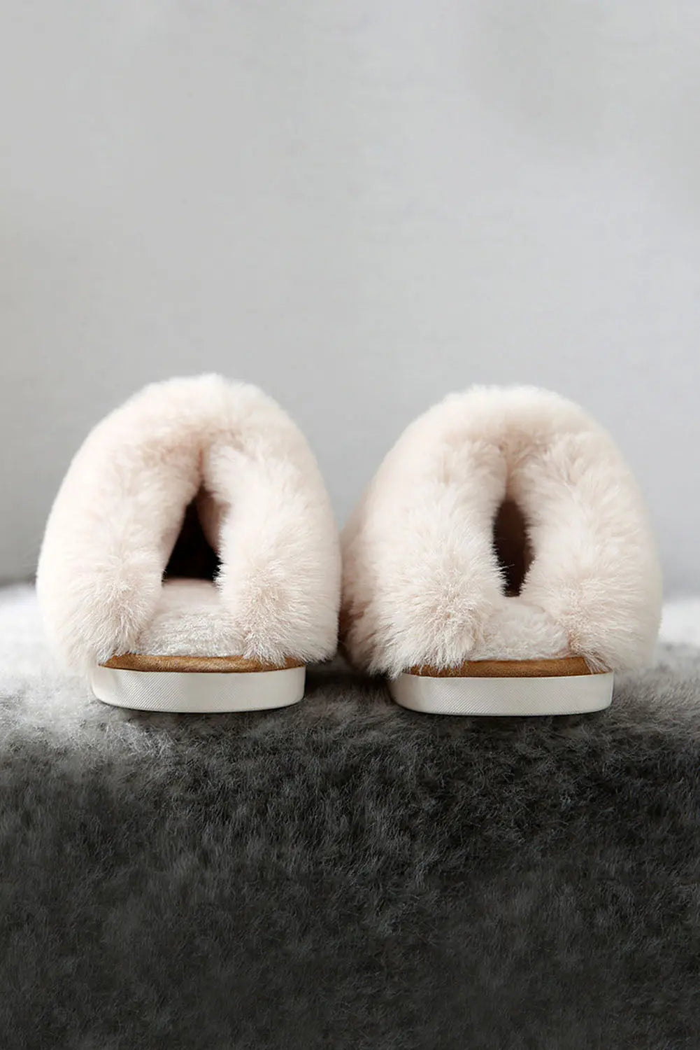 Camel Plush Suede Winter Home Slippers Beagle Boutique Fashion Outlet