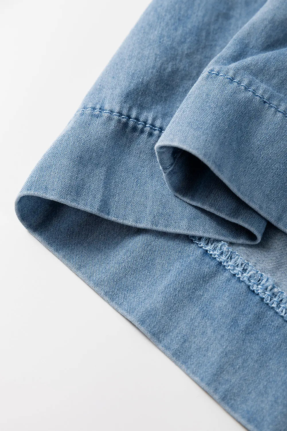 Carbon Grey Mineral Wash Button Fly Waist Wide Leg Jeans - BB Fashion Outlet