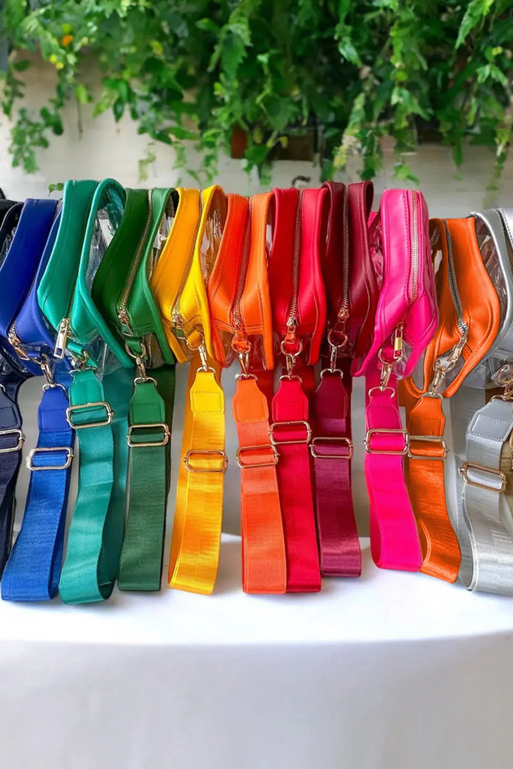 Chenille GAME DAY Pattern Clear Bag - eAura