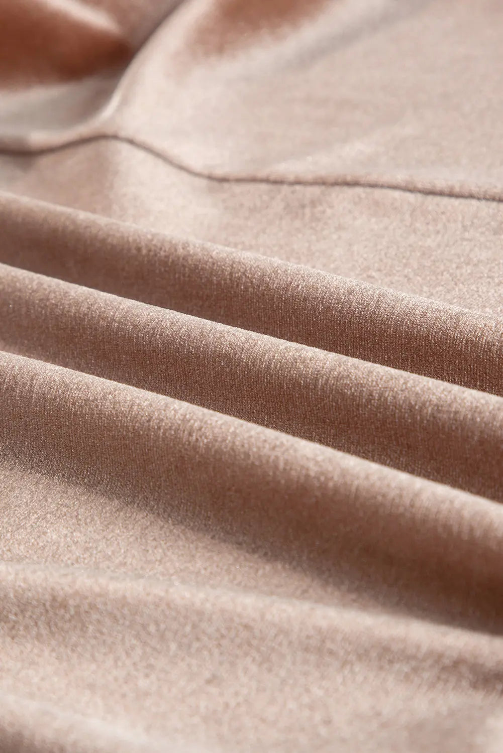 Chestnut Velvet Lacy V Neckline Short Sleeve Empire Waist Flowy Maxi Dress - eAura