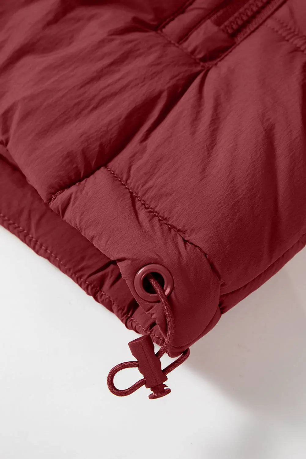 Clay Zip-up Side Pockets Hooded Puffer Gilet - BB Fashion Outlet