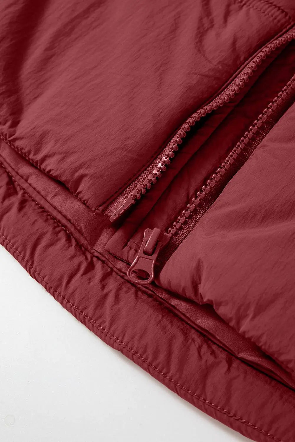 Clay Zip-up Side Pockets Hooded Puffer Gilet - BB Fashion Outlet