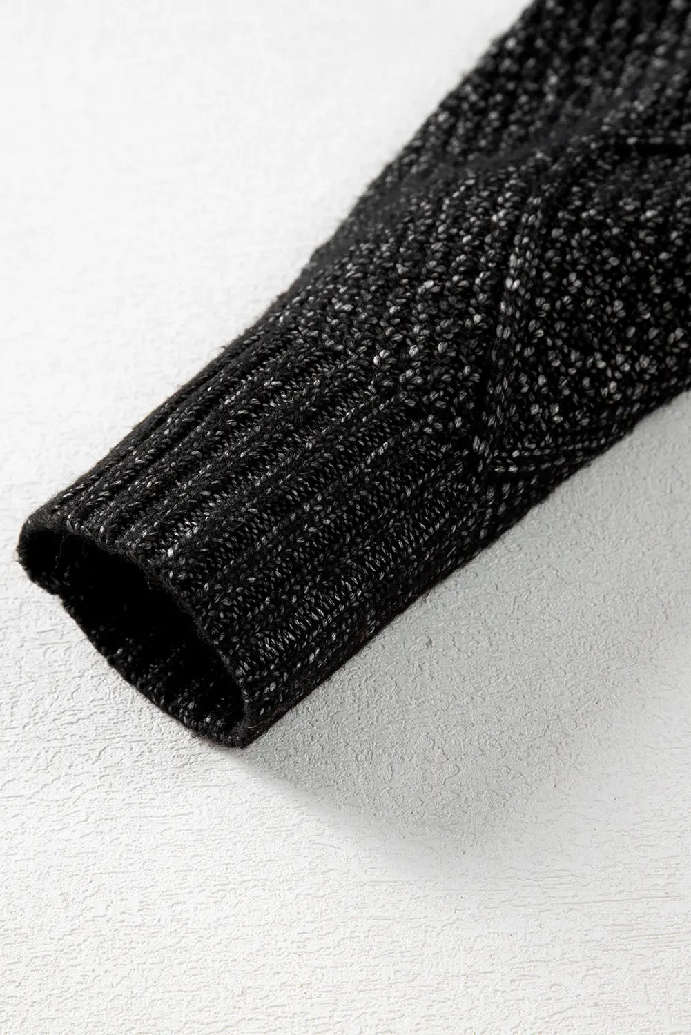 Coffee Cable Knit Drop Shoulder Loose Fit Sweater Dress Beagle Boutique Fashion Outlet