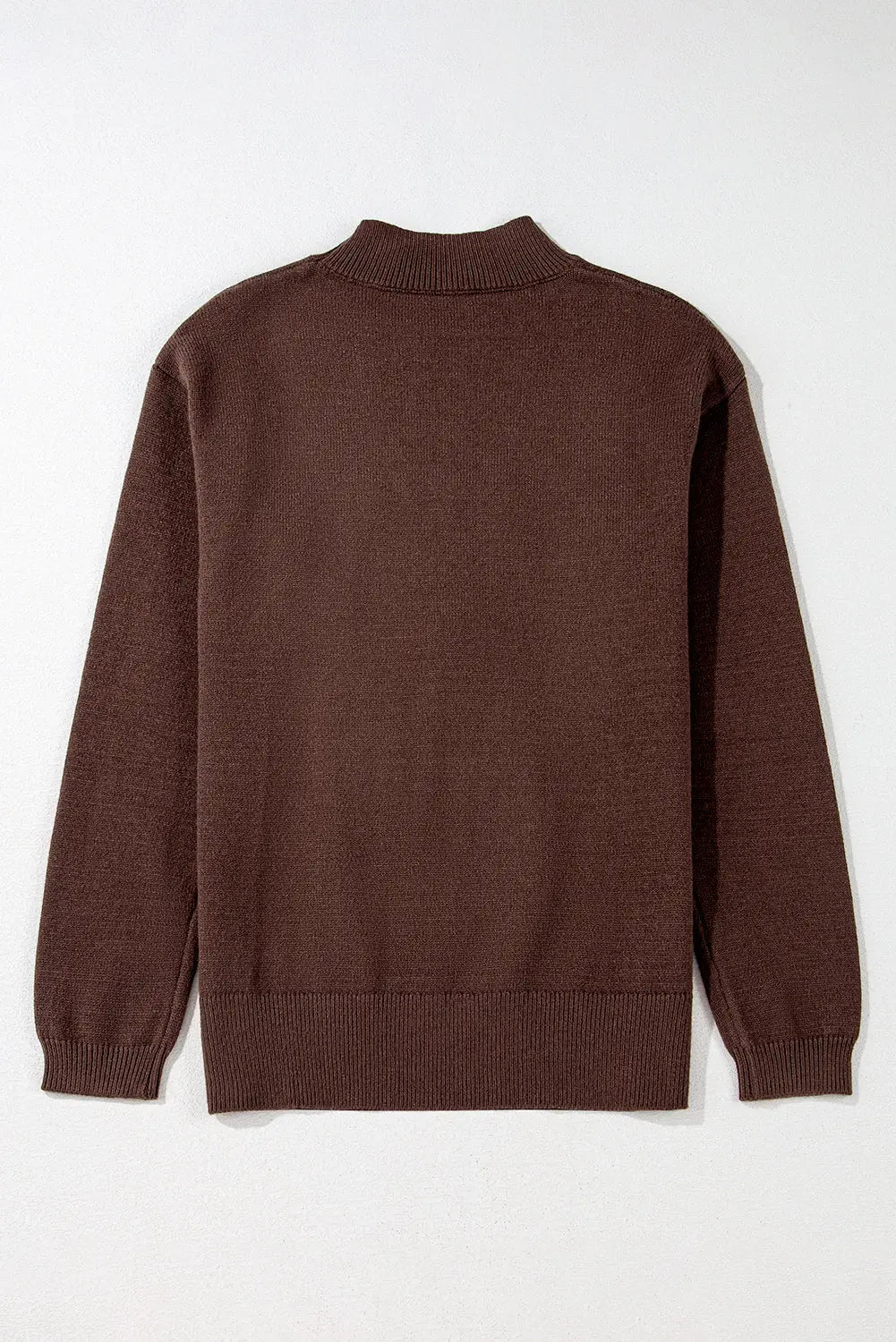 Coffee Western Howdy Boot Graphic High Neck Sweater - eAura