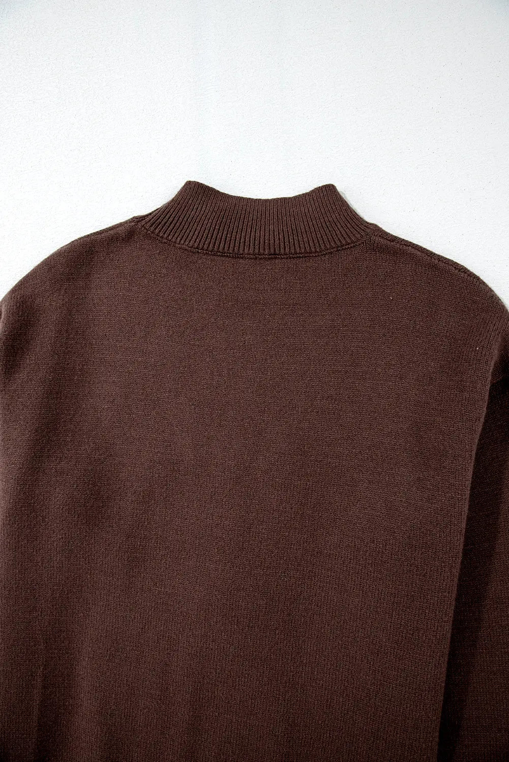 Coffee Western Howdy Boot Graphic High Neck Sweater - eAura