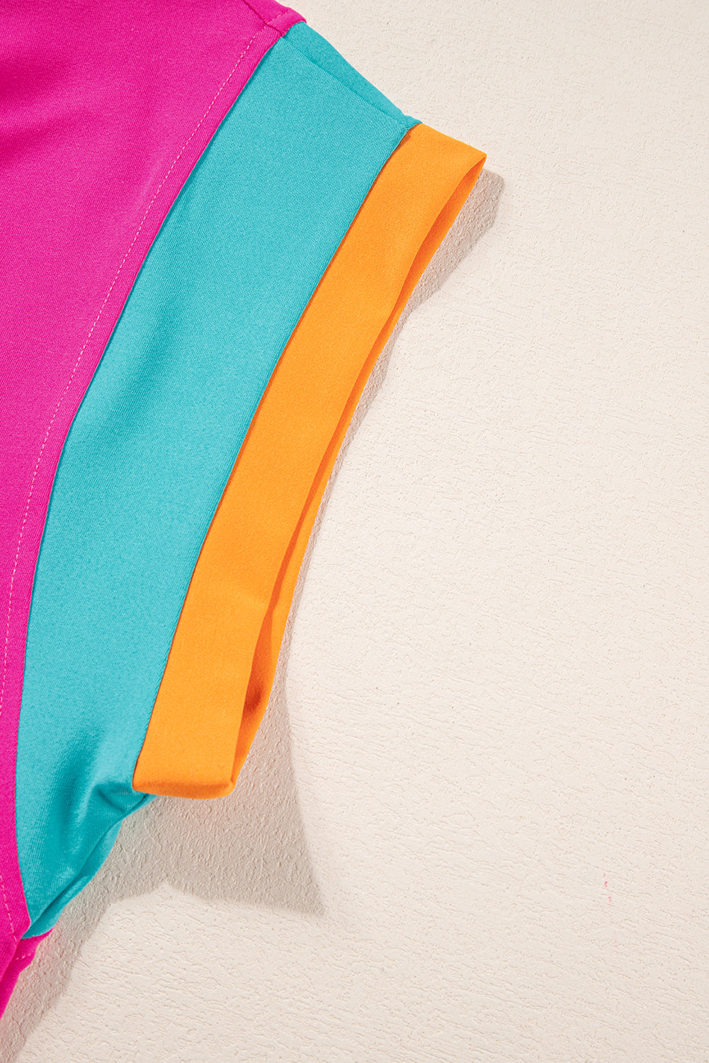 Colour Block Detail Casual Two-piece Co-ord Set - Two Piece Sets/Pant Sets