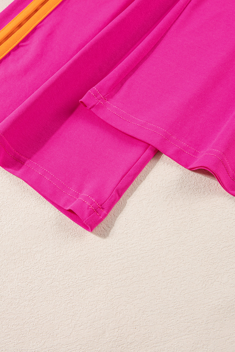 Colour Block Detail Casual Two-piece Co-ord Set - Two Piece Sets/Pant Sets