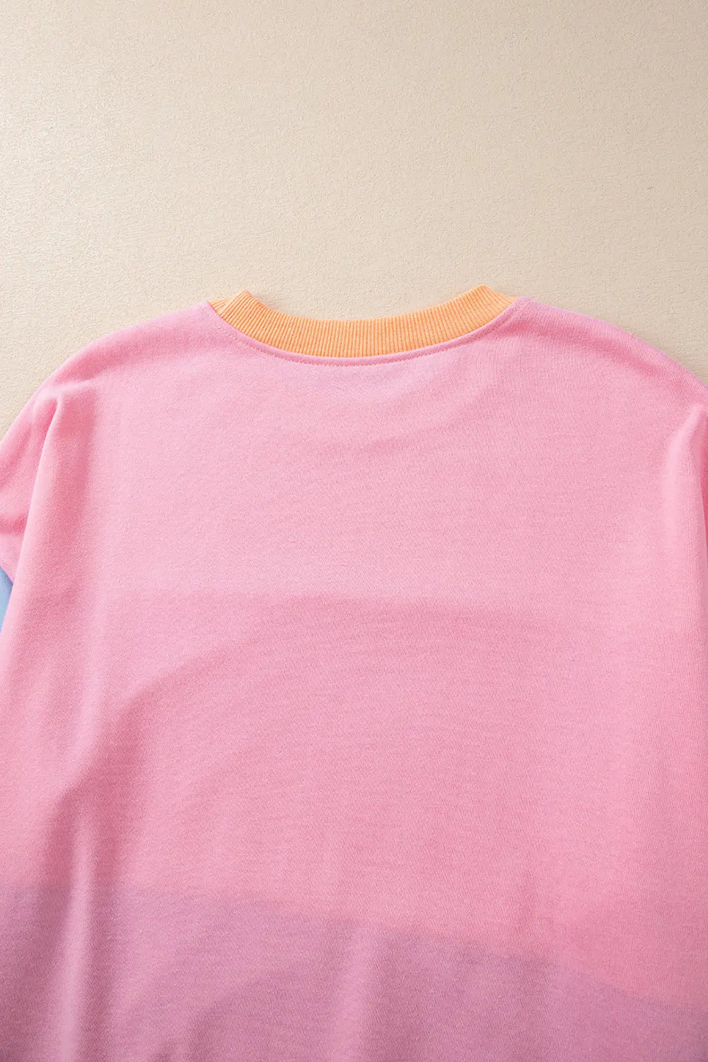 Meadow Mauve Colourblock Patchwork Drop Shoulder Sweatshirt - BB Fashion Outlet
