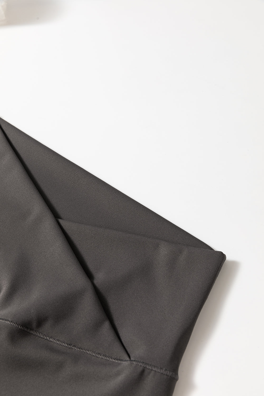 Dark Grey V Shape High Waist Flared Leggings - eAura