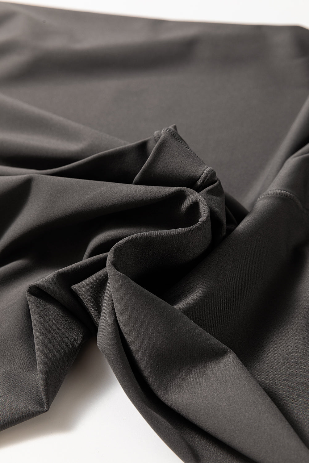 Dark Grey V Shape High Waist Flared Leggings - eAura