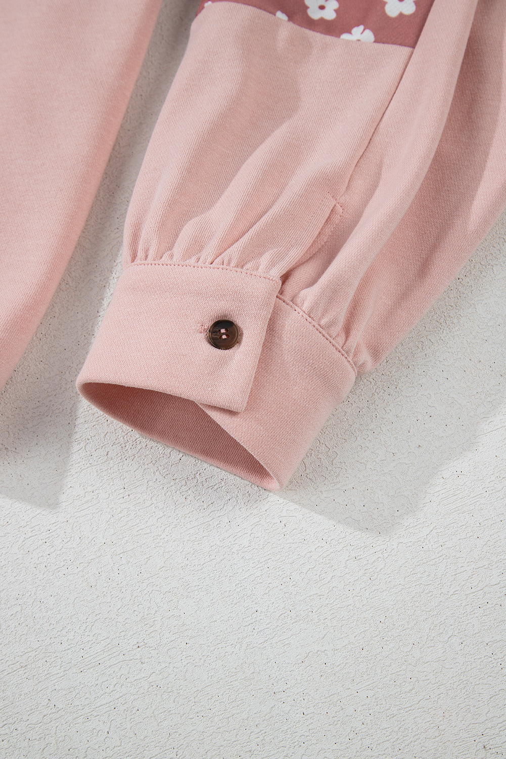 Delicacy Star Patch Graphic Floral Colour Block Drawstring Plus Size Hoodie - eAura