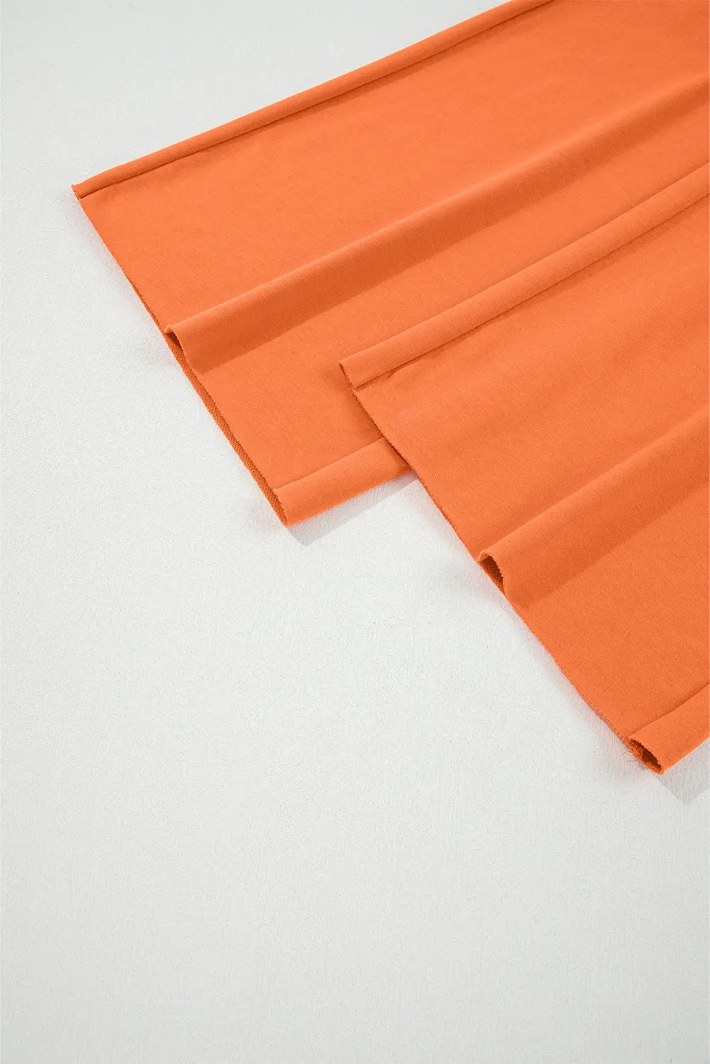 Drop Shoulder Puff Sleeve Crop Pullover and Drawstring Wide Leg Trousers Co-ord Set - eAura