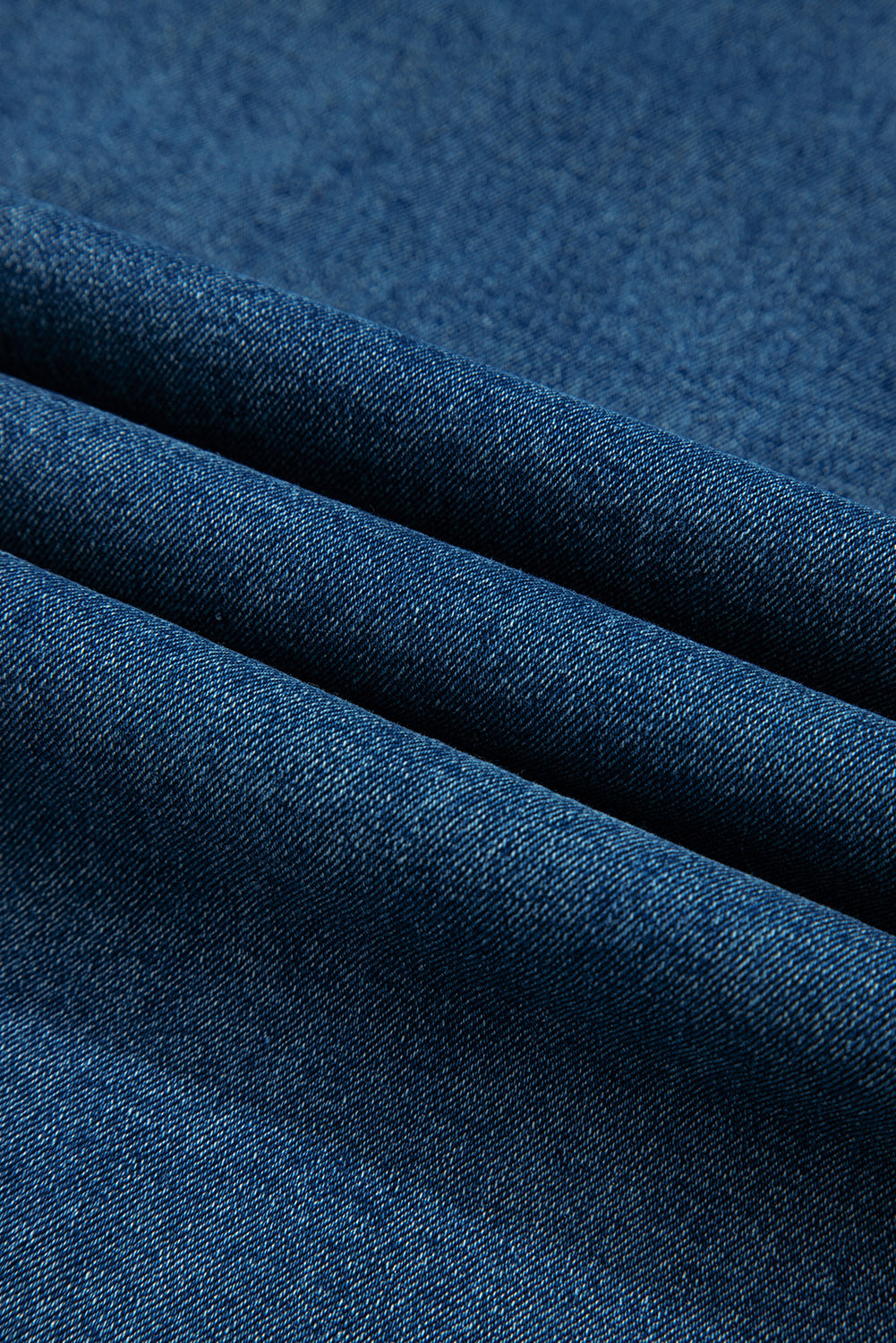 Dusk Blue Adjustable Tie Straps Cropped Wide Leg Denim Overalls - eAura