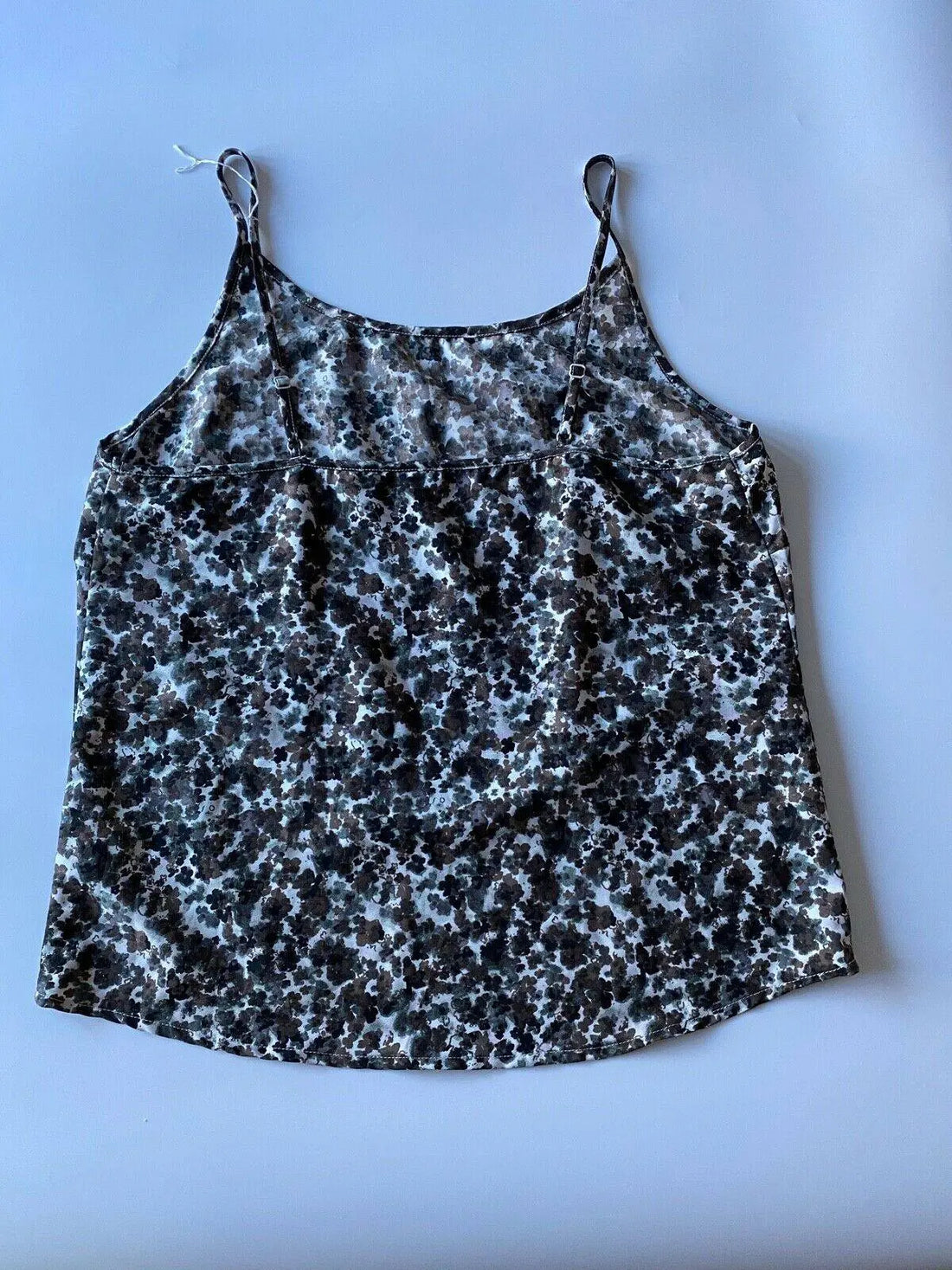Ex High St Cami Size 14 Brown Floral Adjustable Straps - BB Fashion Outlet