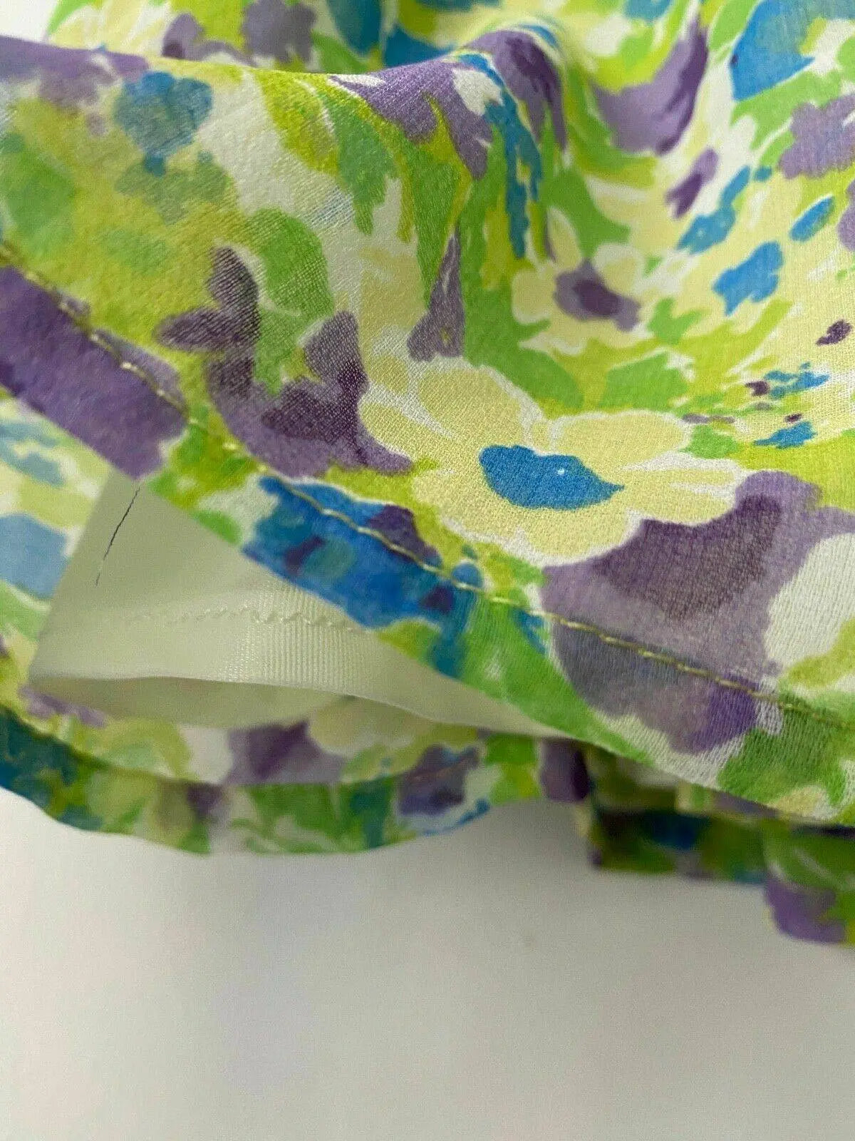 Ex High Street Mini Skirt Chiffon Lined Floral Size S - BB Fashion Outlet