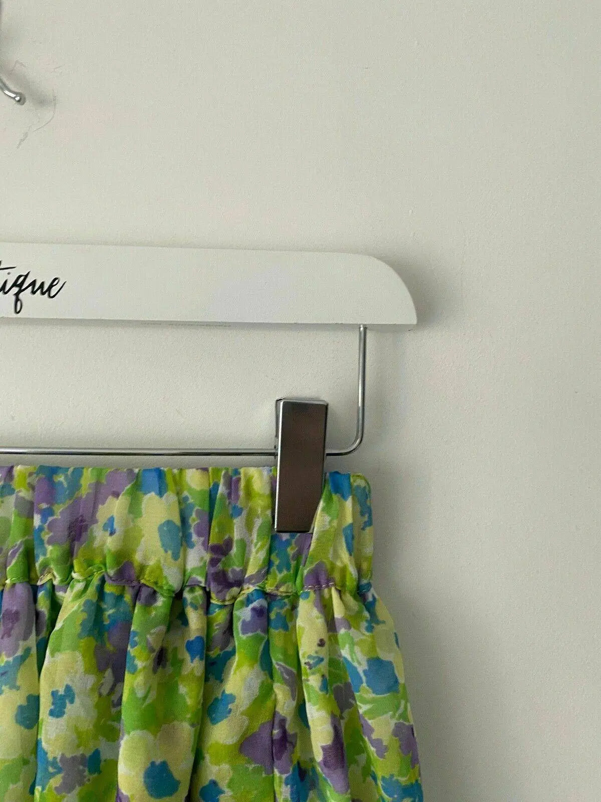 Ex High Street Mini Skirt Chiffon Lined Floral Size S - BB Fashion Outlet