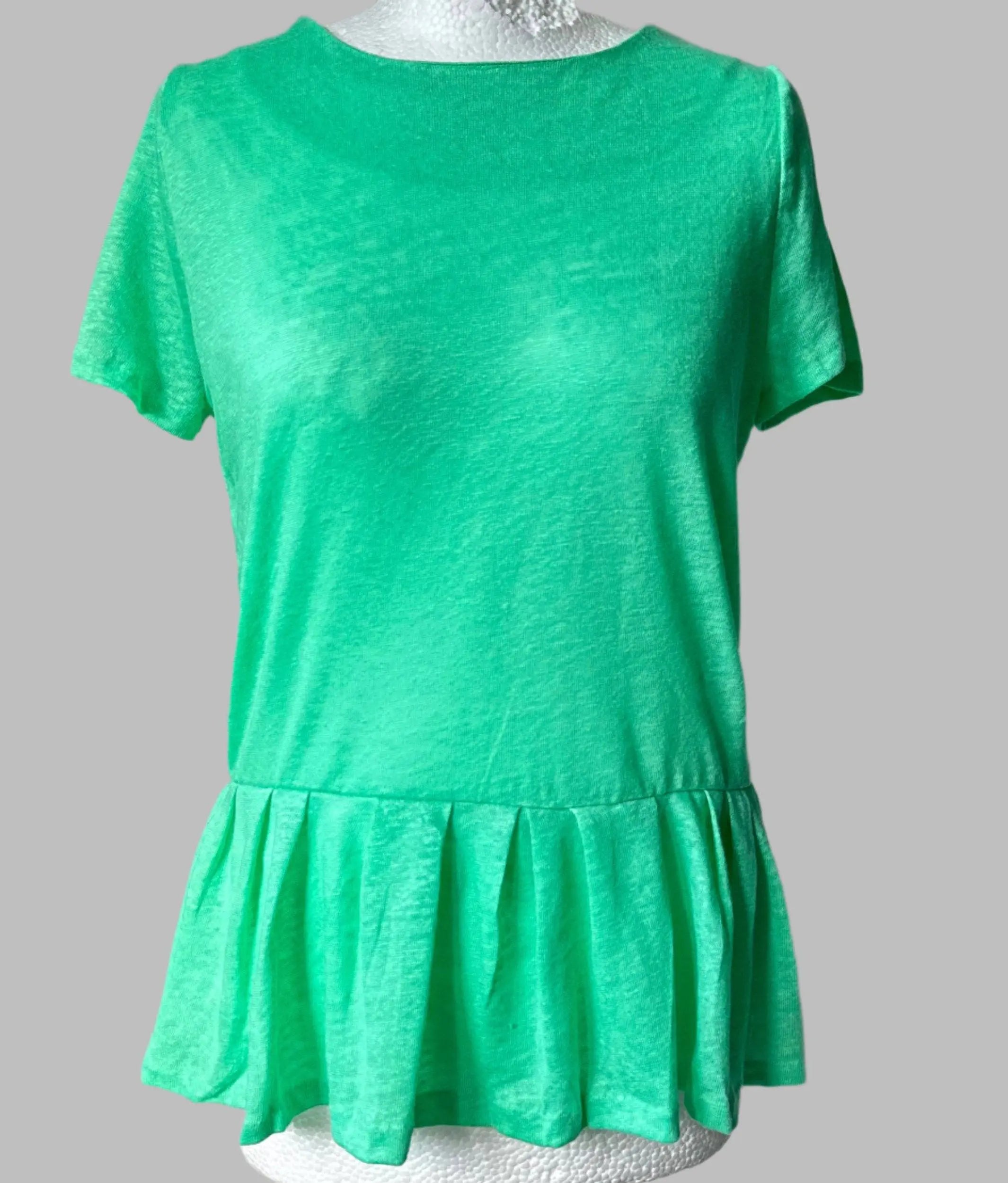 Ex. High St Linen Peplum Top Sizes: S, M, L - BB Fashion Outlet