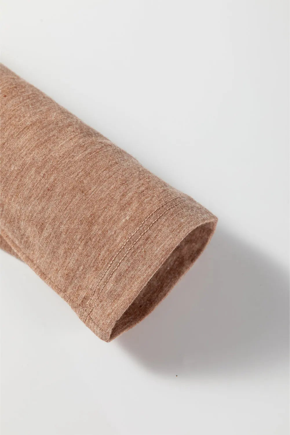 Floral Patchwork V-Neck Long Sleeve T-Shirt - eAura