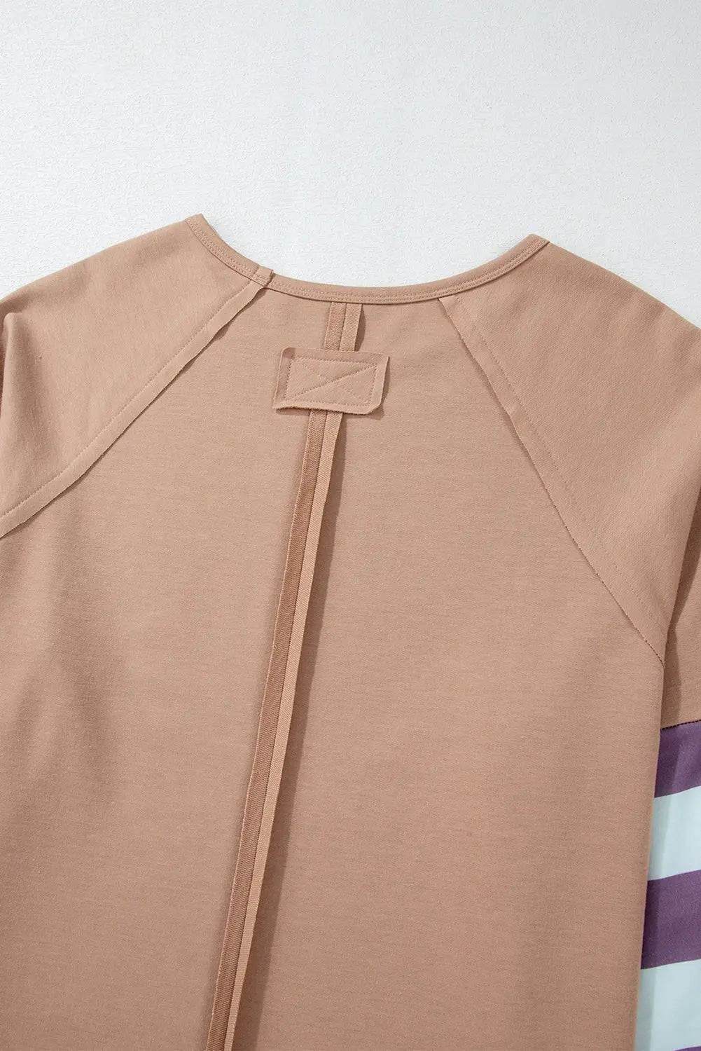 Flower Patchwork Raglan Sleeve Exposed Seam Oversized Top eAura