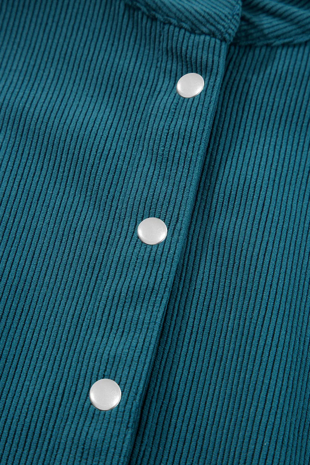 Gold Flame Corduroy Snap Buttons Empire Waist Bracelet Sleeve Dress - eAura