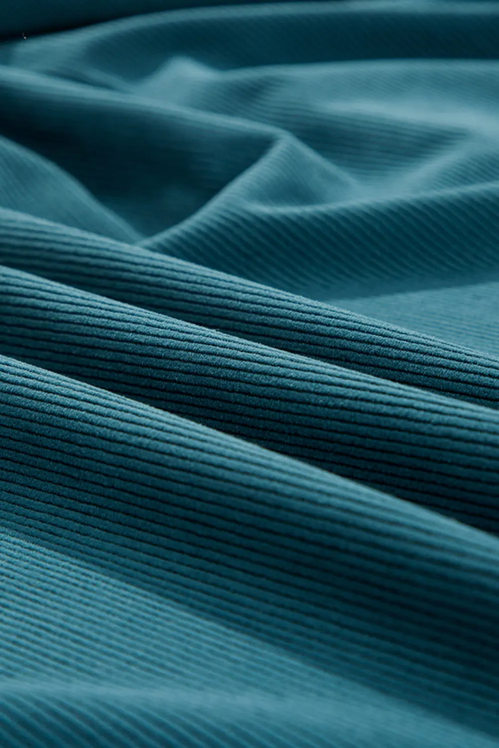 Gold Flame Corduroy Snap Buttons Empire Waist Bracelet Sleeve Dress - eAura