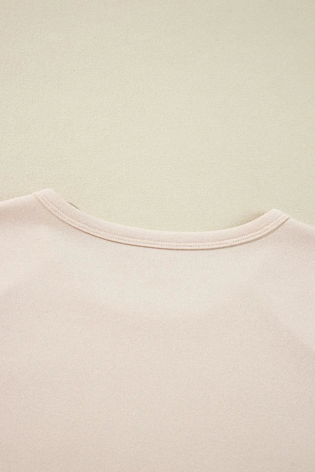 Grapefruit Orange Flower Patch Graphic Exposed Seam Wide Sleeve Top eAura