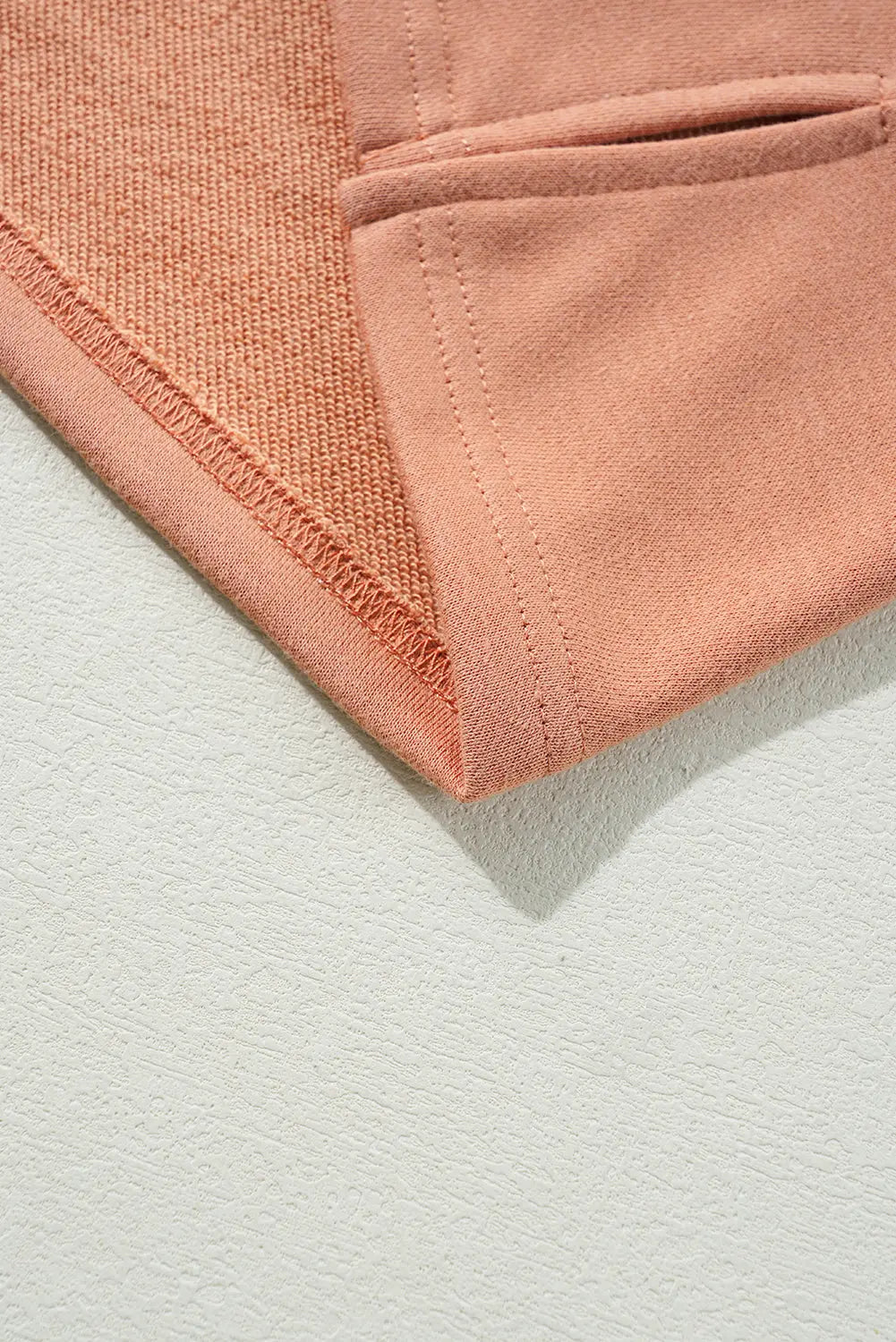 Grapefruit Orange Flower Patch Graphic Exposed Seam Wide Sleeve Top eAura
