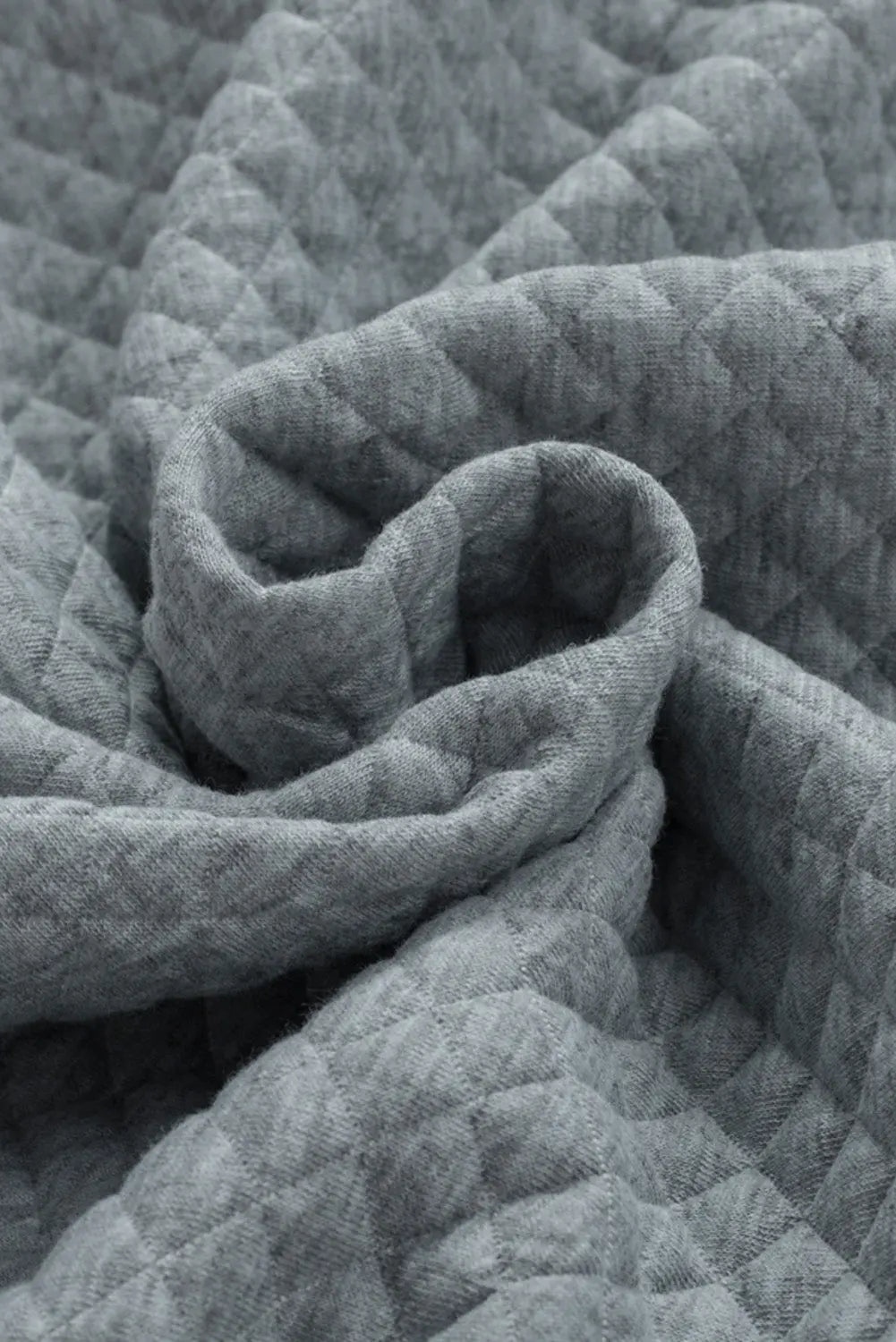 Green Retro Quilted Flap Pocket Button Shacket - eAura