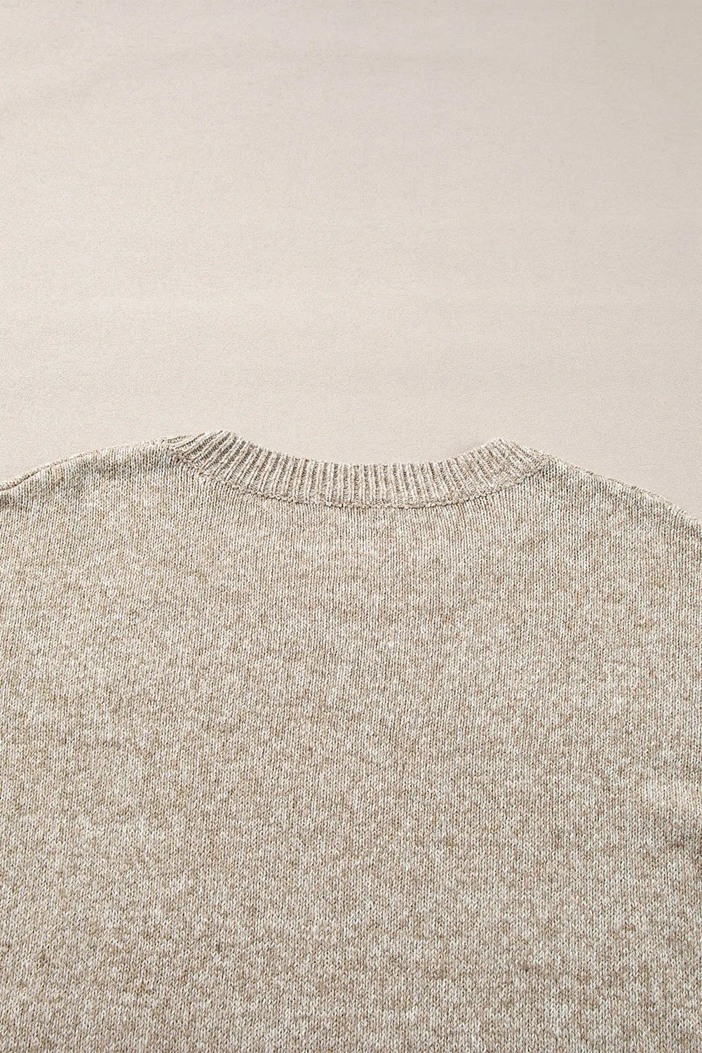 Green Star Pattern Drop Shoulder Sweater Beagle Boutique Fashion Outlet