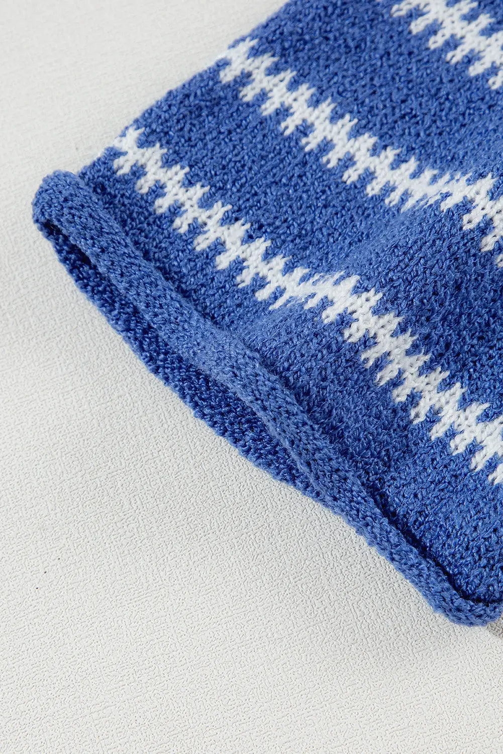 Green Stripe Drop Shoulder Casual Sweater Beagle Boutique Fashion Outlet