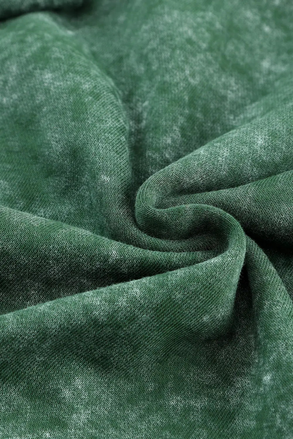 Green Vintage Washed Flap Pocket Button Shacket - eAura