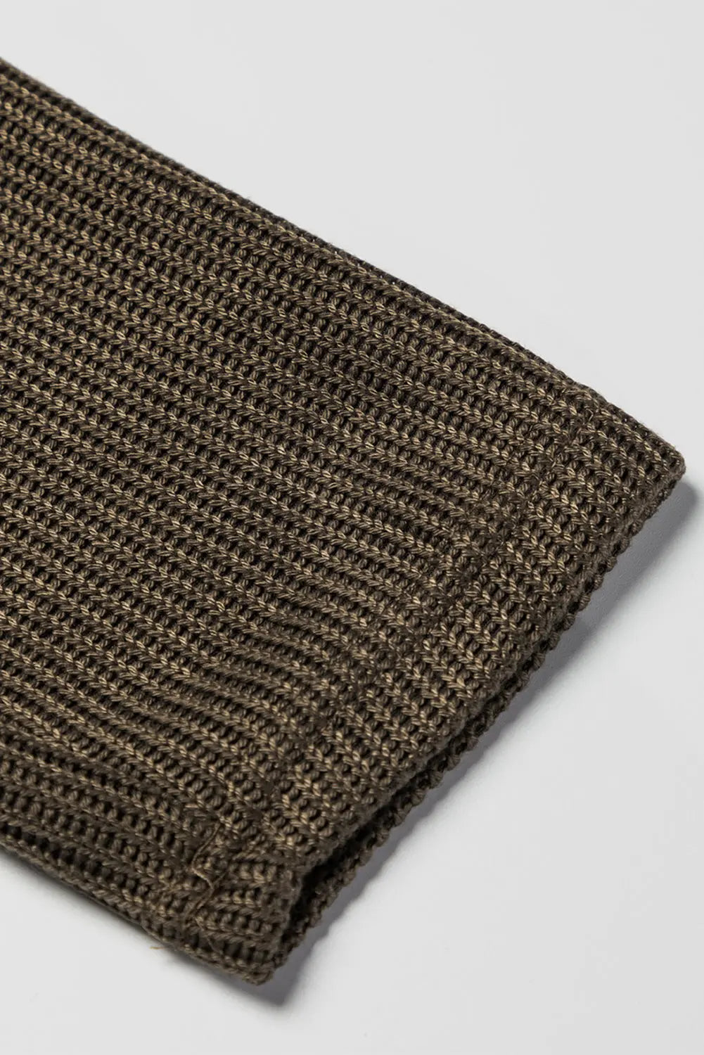 Grey Button Up Contrast Knitted Sleeves Hooded Jacket - eAura