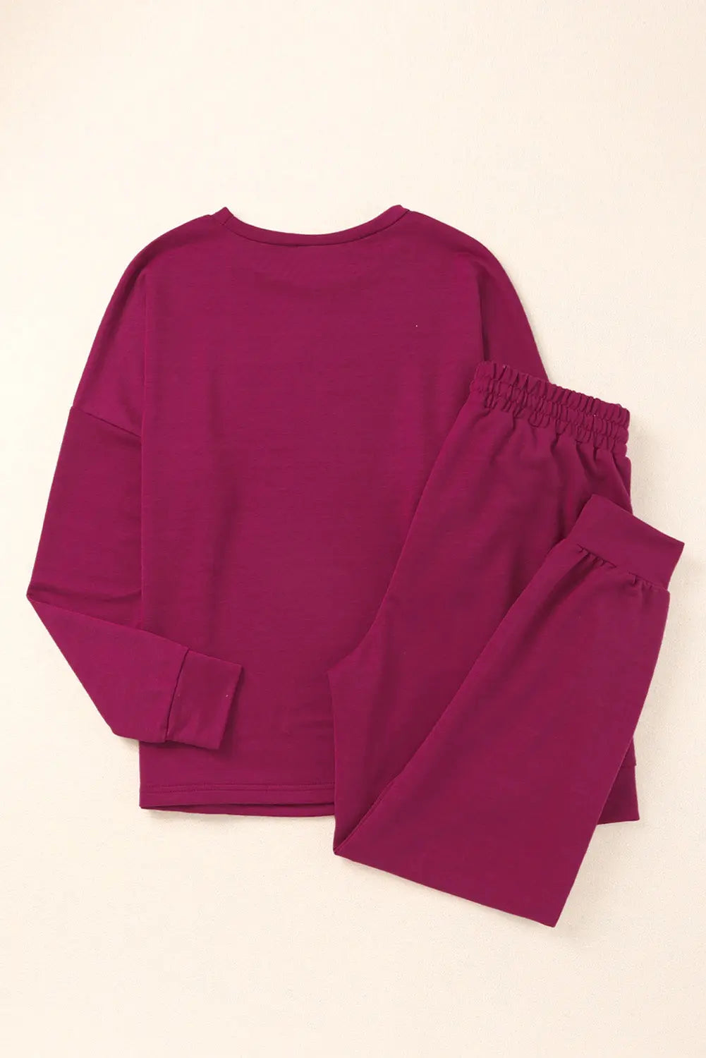 Grey Long Sleeve Pullover and Jogger Trousers Lounge Set eAura
